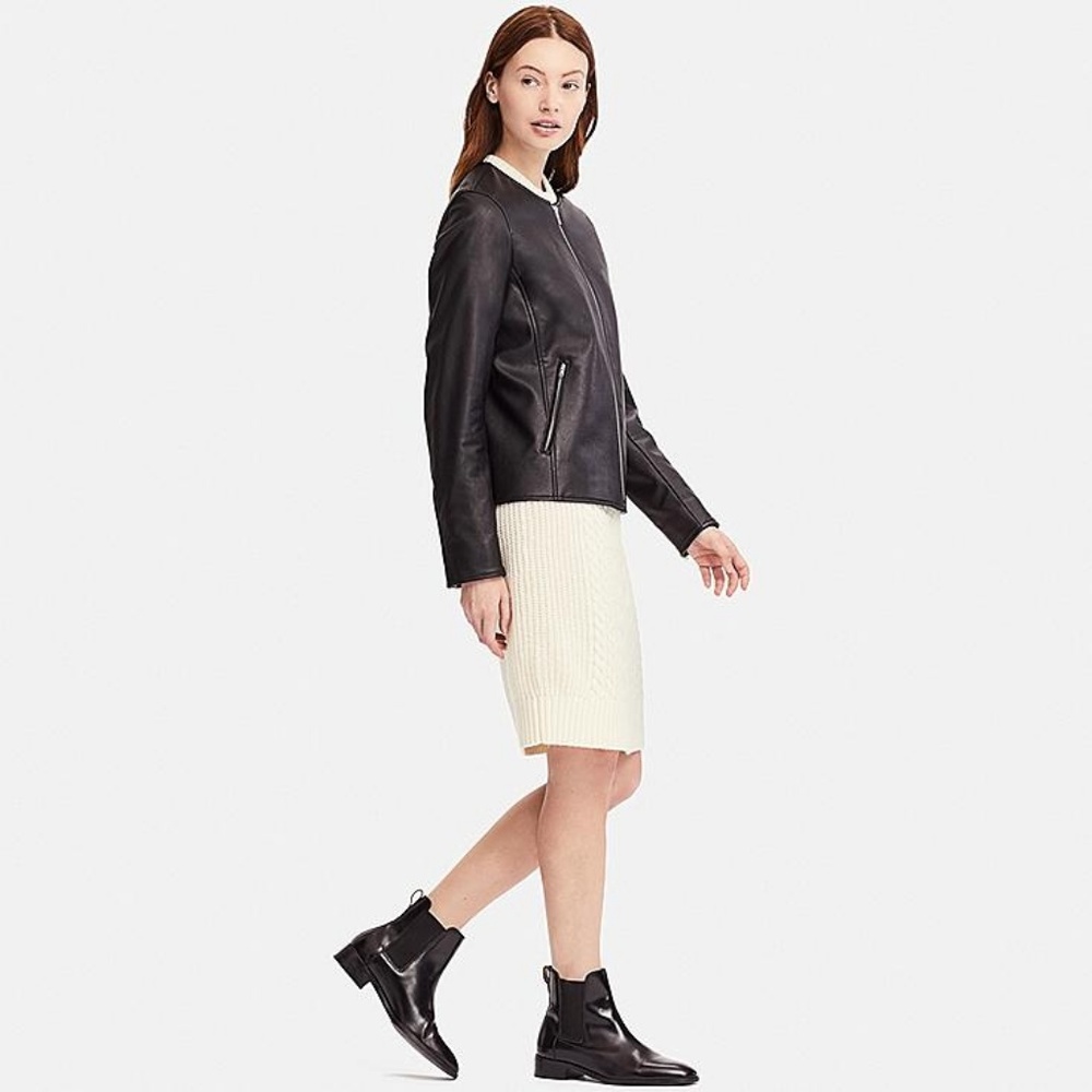 Uniqlo | Collarless Riders Jacket - Picture 2 of 6